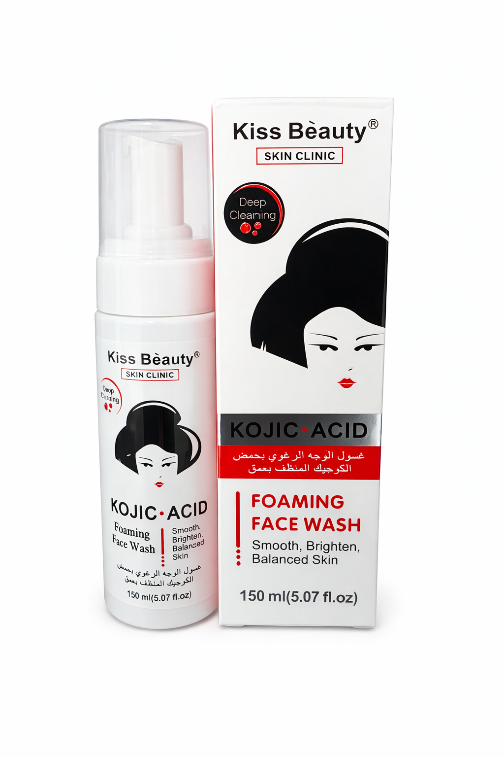 Kiss Beauty Kojic Acid Foaming Face Wash (150 ml)