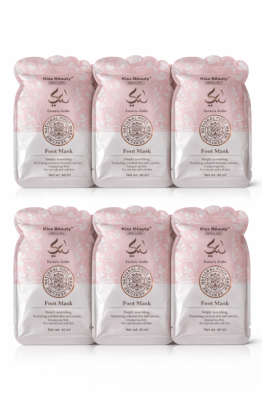 Kiss Beauty Natural Foot Mask – Voetmasker (40 ml)
