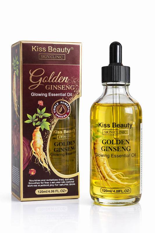Kiss Beauty- Golden Ginseng Glowing Essential Oil 120ml