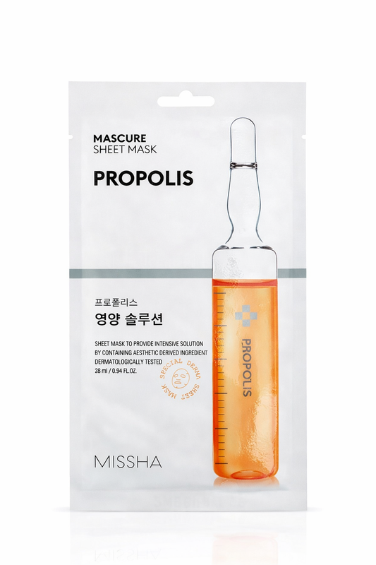 MISSHA Propolis Sheet Mask – Voedend & Herstel Masker (28 ml)