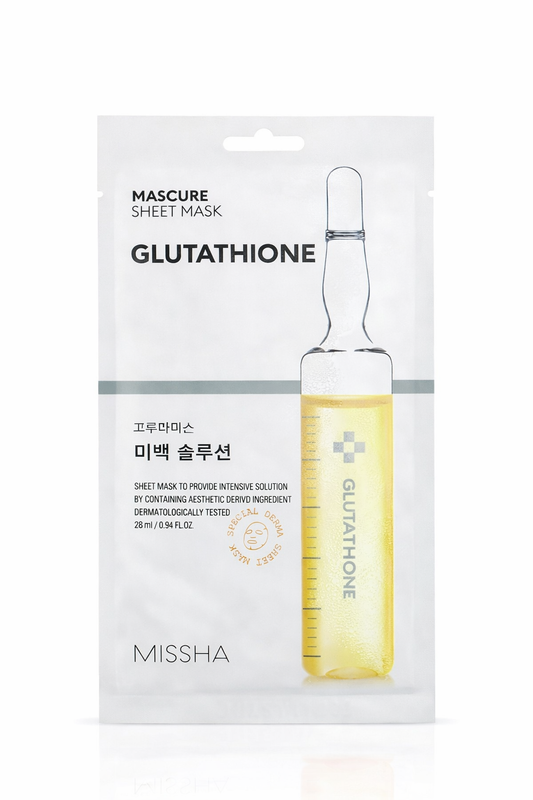 MISSHA Glutathione Sheet Mask – Brightening & Glow Mask (28 ml)
