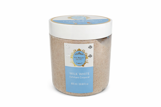 Kiss Beauty Milk White Body Scrub – Exfoliating Body Scrub (800 ml)