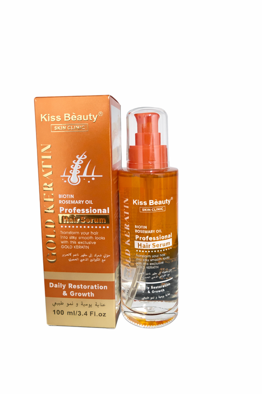 Kiss Beauty Golden Keratin Professional Hair Serum (100 ml)